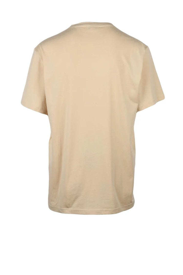 Alexander Mcqueen Artistic Print Cotton T-Shirt