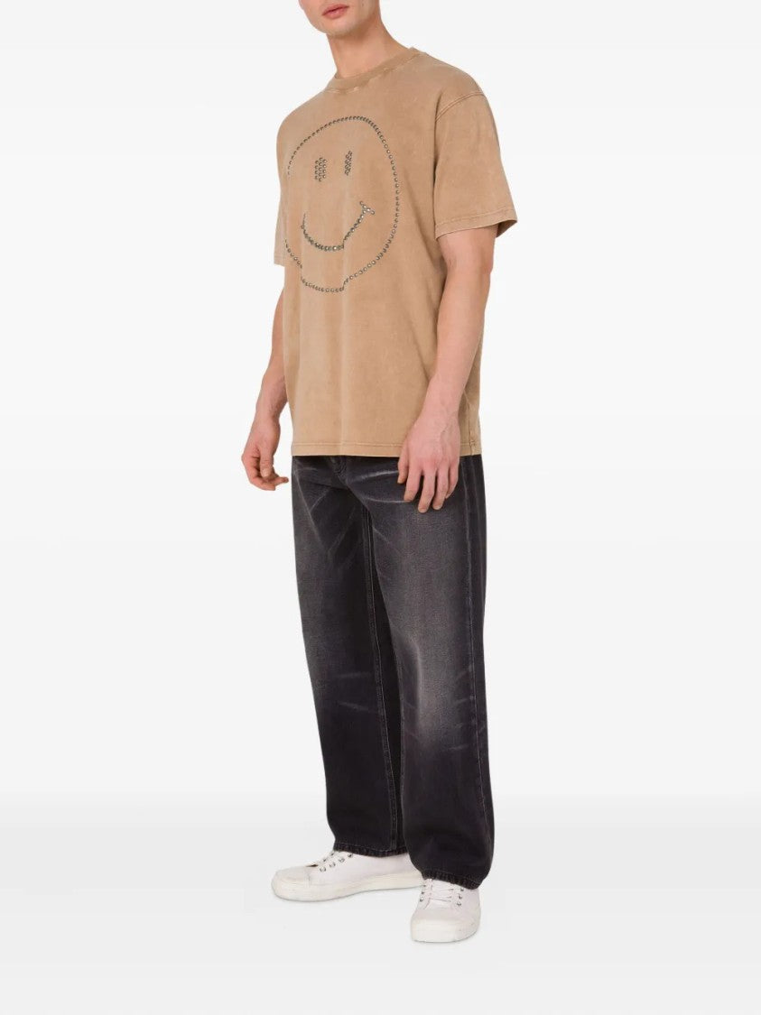 Moschino Classic White T-Shirt With Round Neckline
