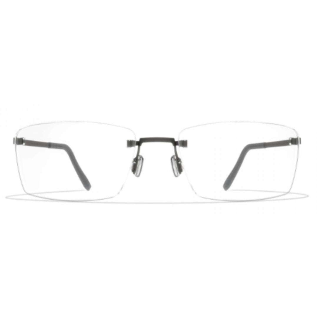 Blackfin Bf941 Aero A-N Rimless Rectangular Eyeglasses With Matte Black Temples