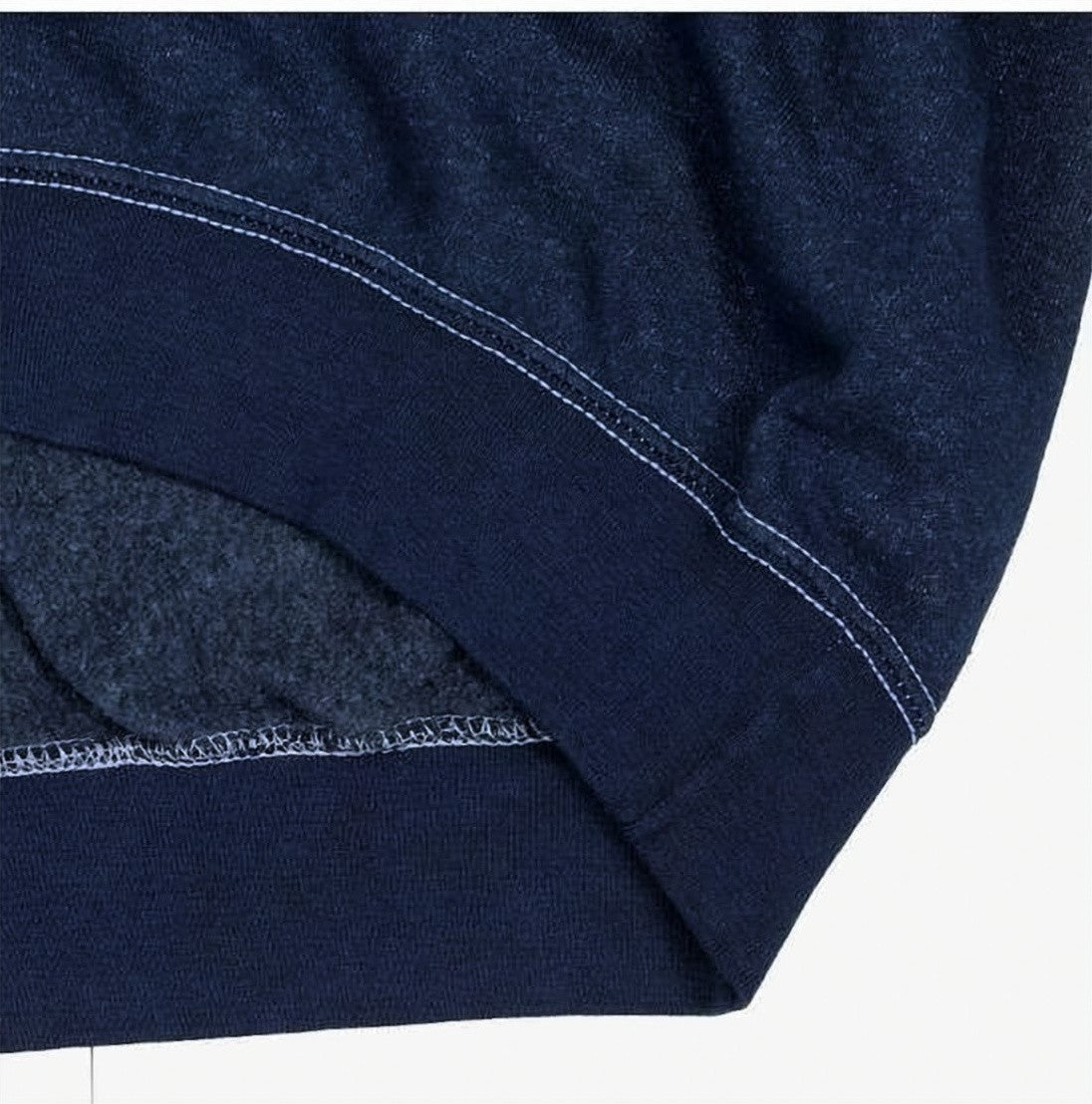 Wild Donkey Heathered Navy Long-Sleeve Top With Graphic Print