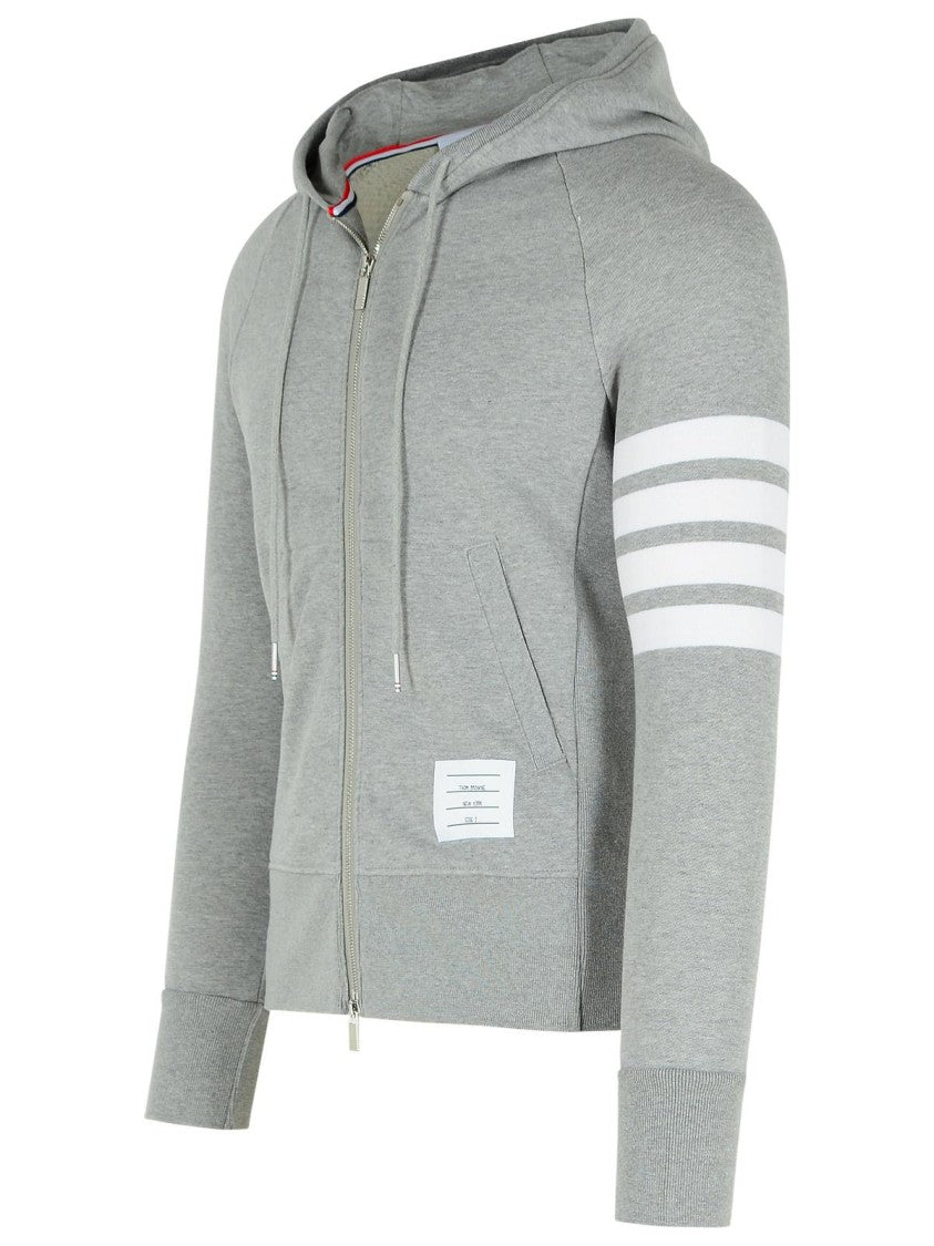 Thom Browne Gray Cotton Sweatshirt