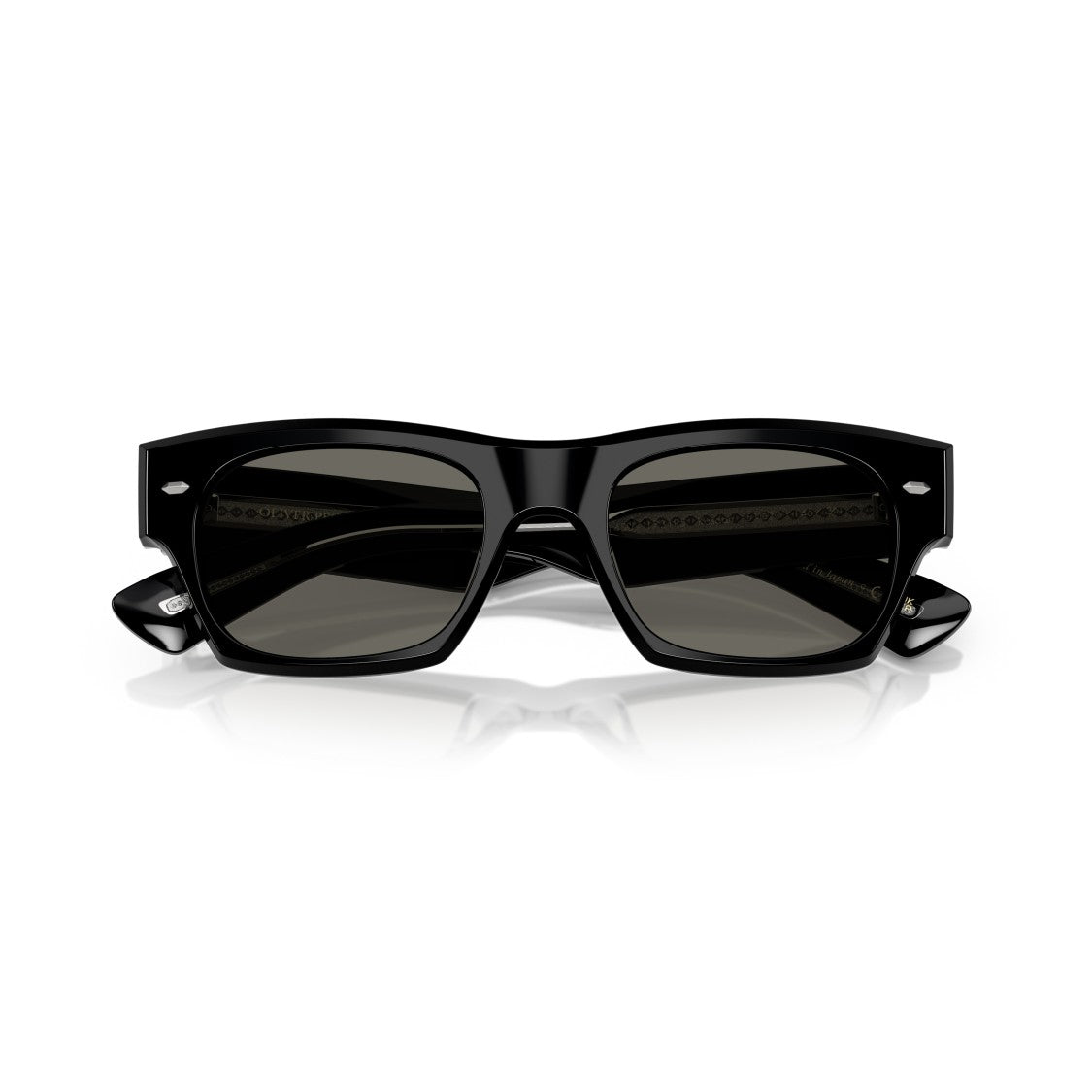 Oliver Peoples 0Ov5514su Bold Rectangular Black Acetate Sunglasses