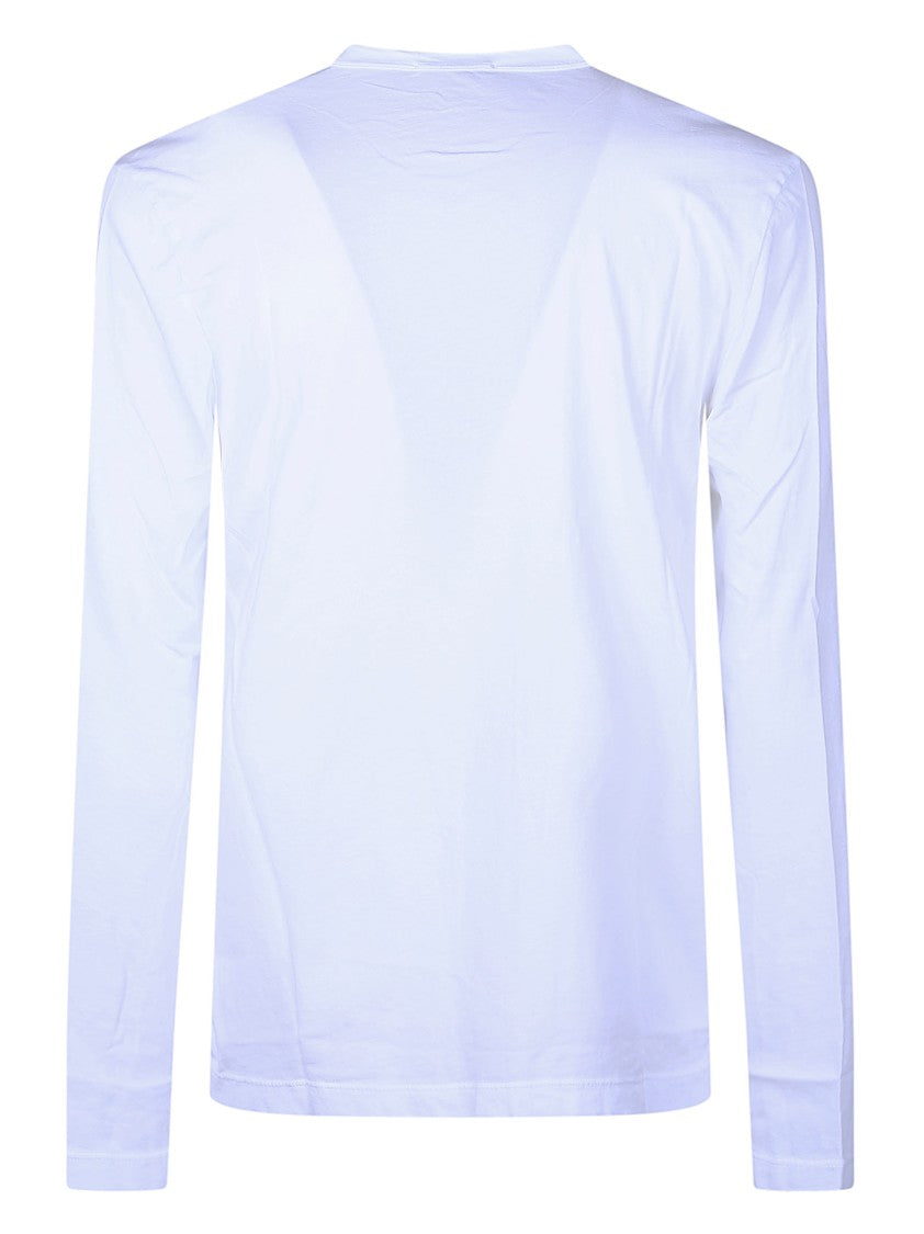 James Perse White Cotton Long Sleeve T-Shirt