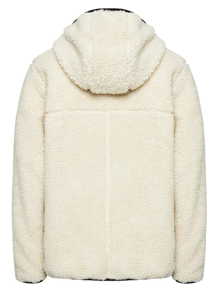 Tommy Jeans White Zip Jacket With Hood