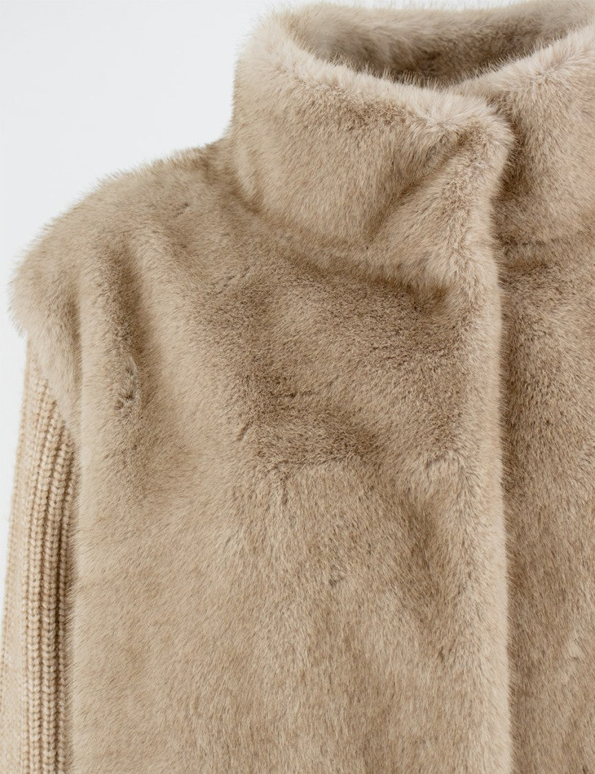 Mc2 Saint Barth Faux Fur Jacket