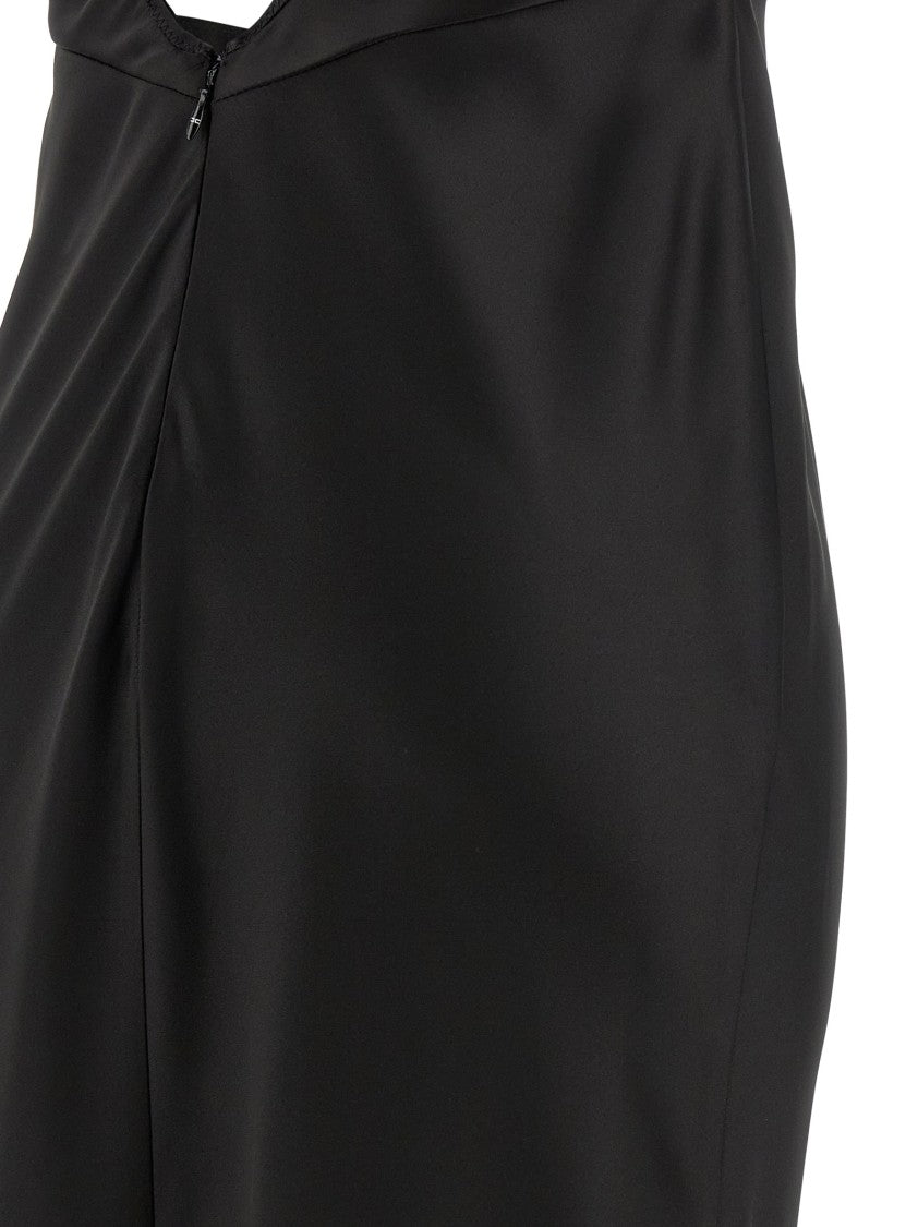 Elisabetta Franchi 'Red Carpet' Satin Dress