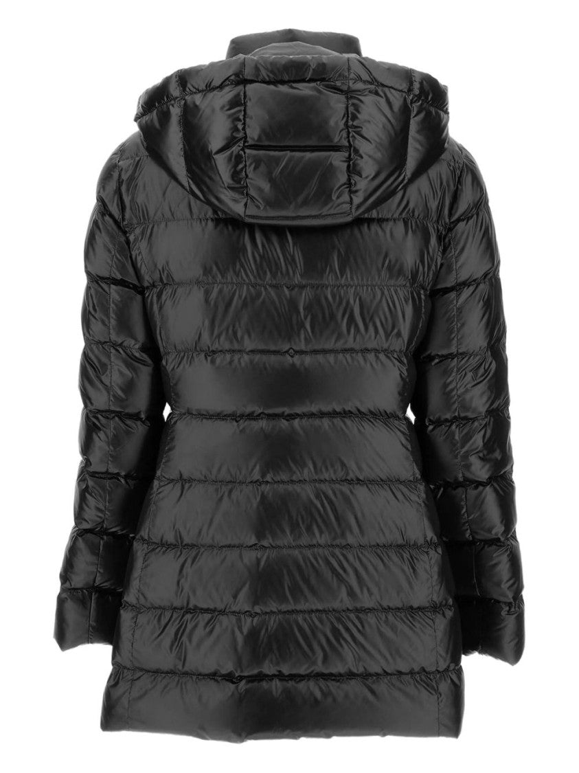 Fay Quilted Down Jacket With High Collar