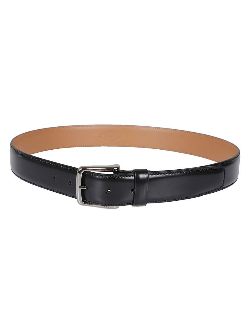 Tod's Sleek Black Leather Belt