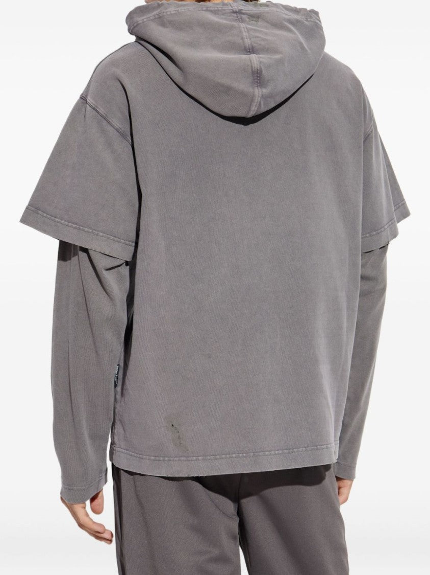 Palm Angels Classic Knit Sweater With Ribbed Cuffs