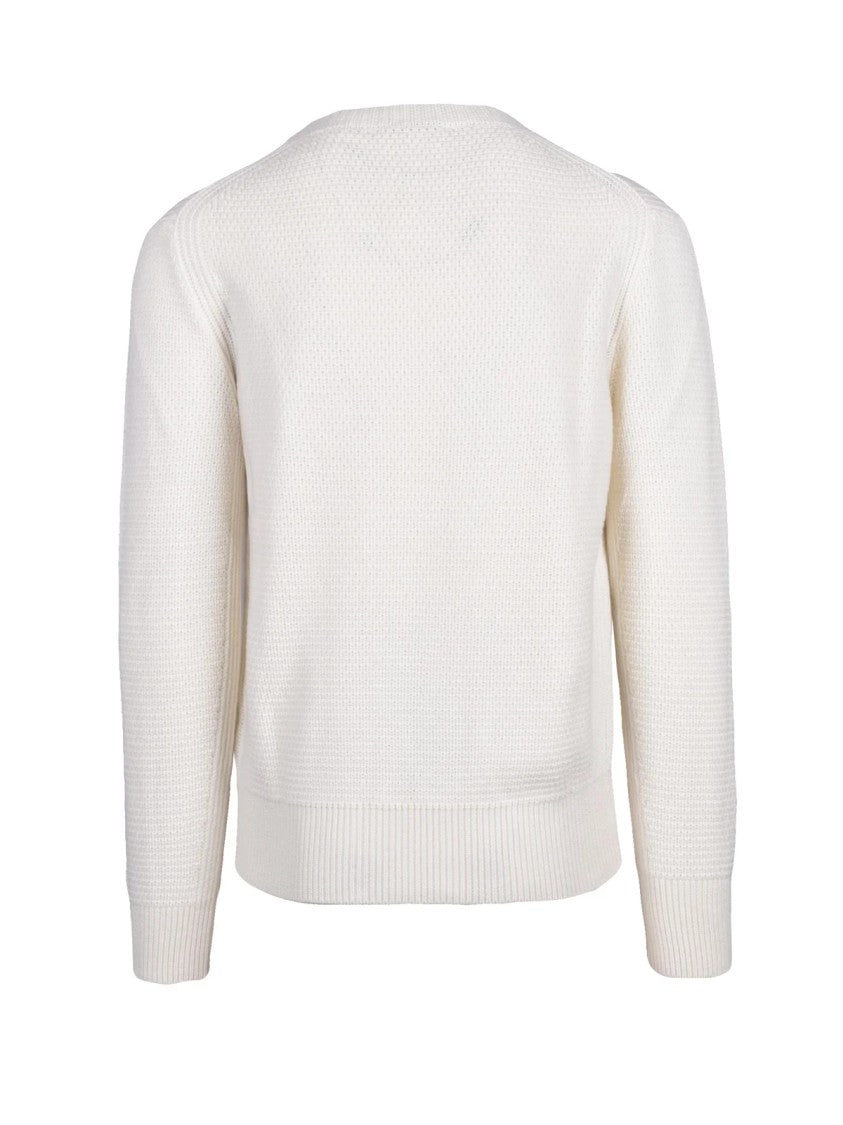 Kangra Classic Crew Neck Sweater In Extrafine Merino Wool