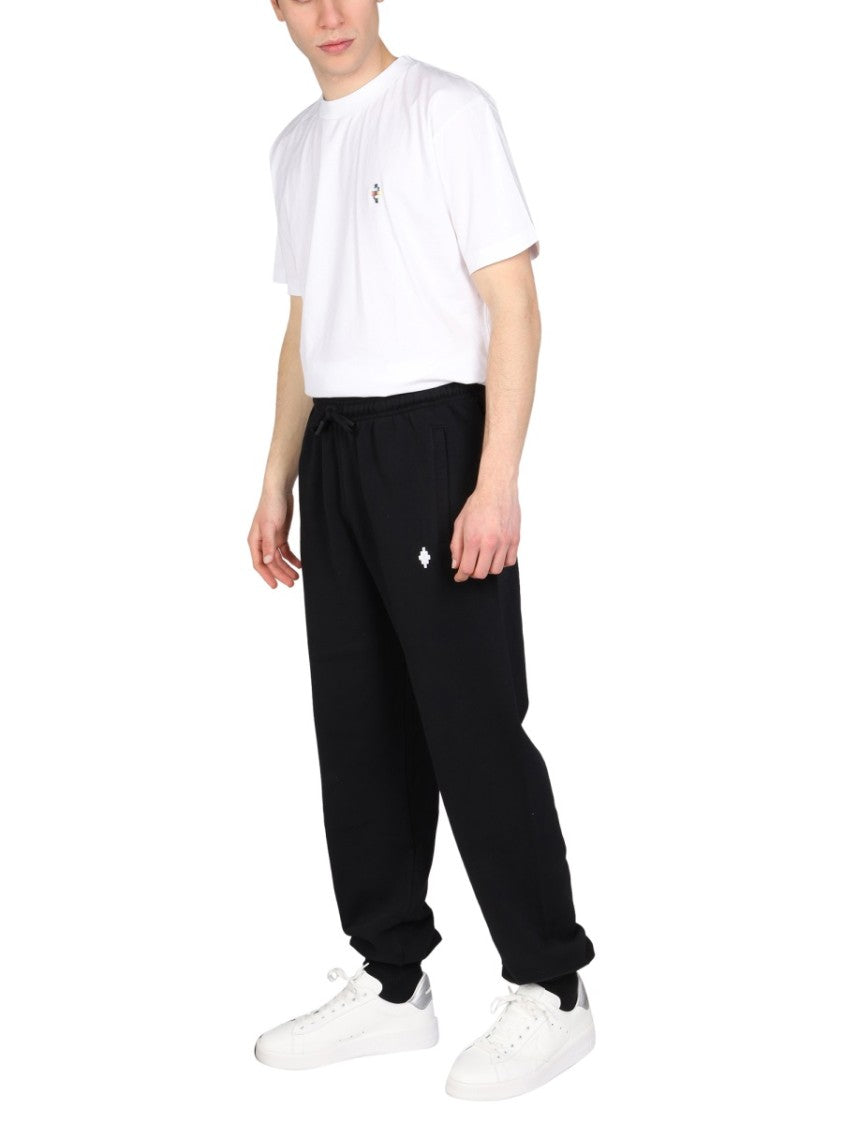 Marcelo Burlon Relaxed Fit Black Sweatpants