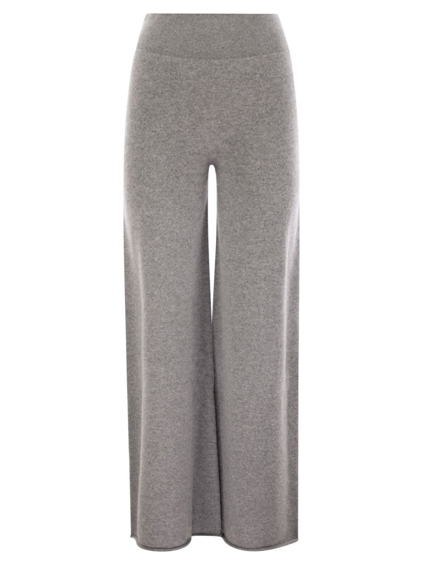 Vanisé Cashmere Wide-Leg Trousers