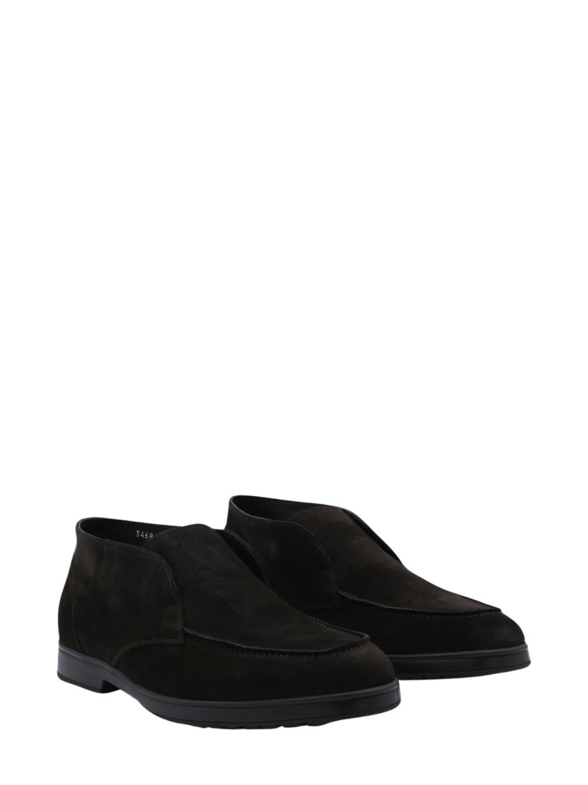 Doucal's Black Suede Desert Boots