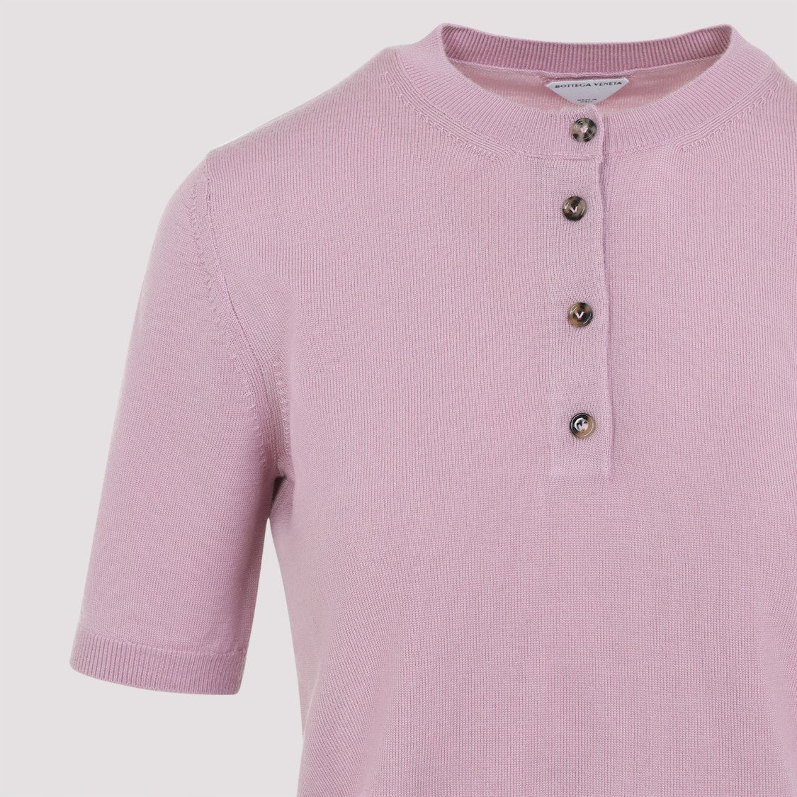 Bottega Veneta Knit Pink Wool Pullover