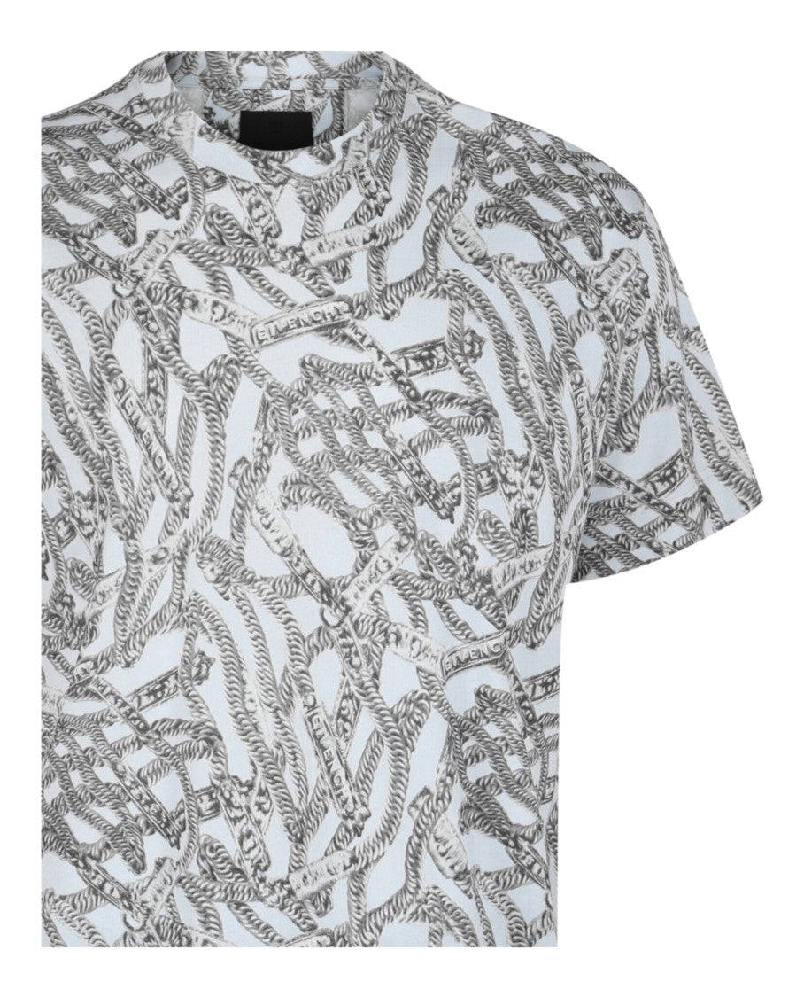 Givenchy Oversized T-Shirt In Printed Cotton