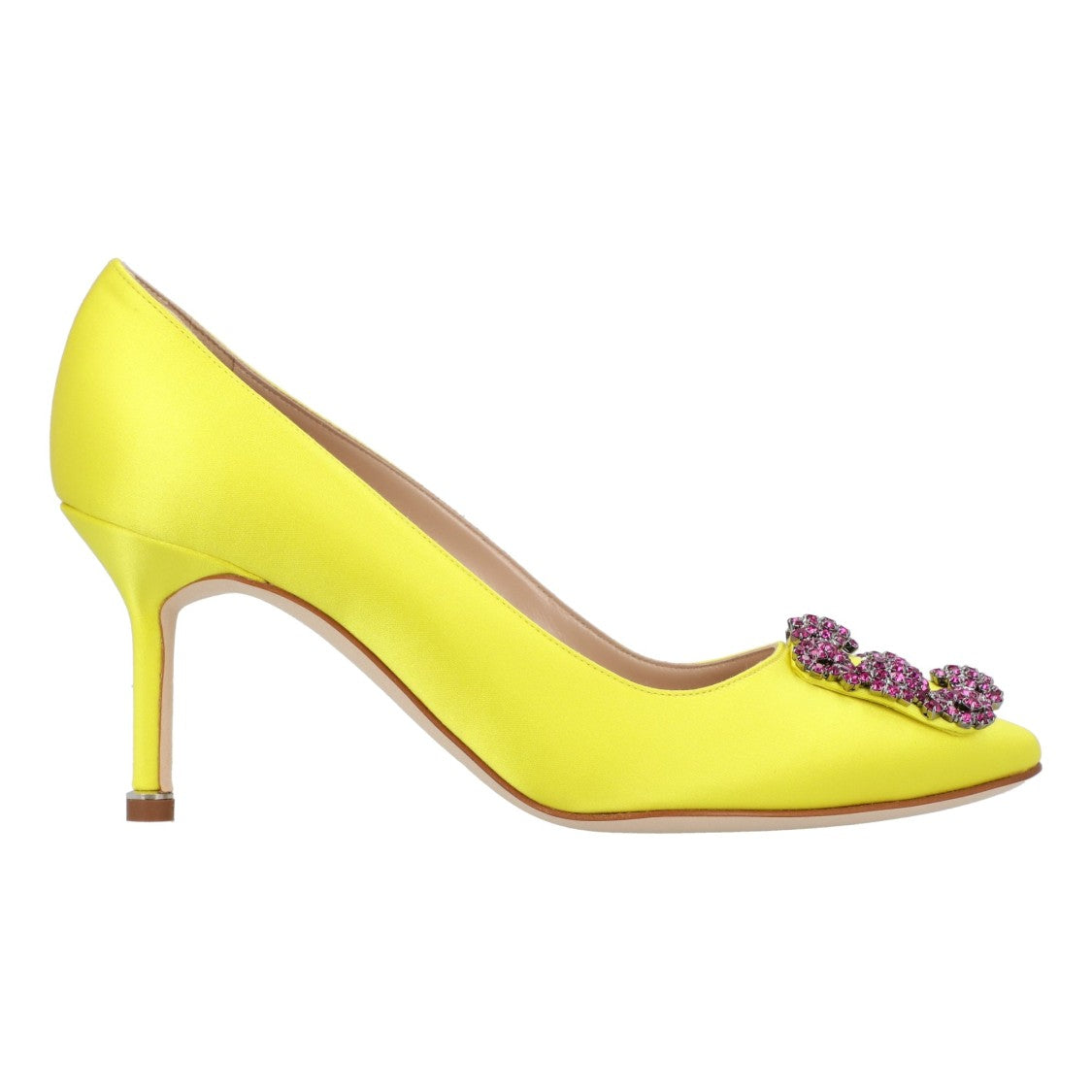 Manolo Blahnik Hangisi 070 Pump Yellow