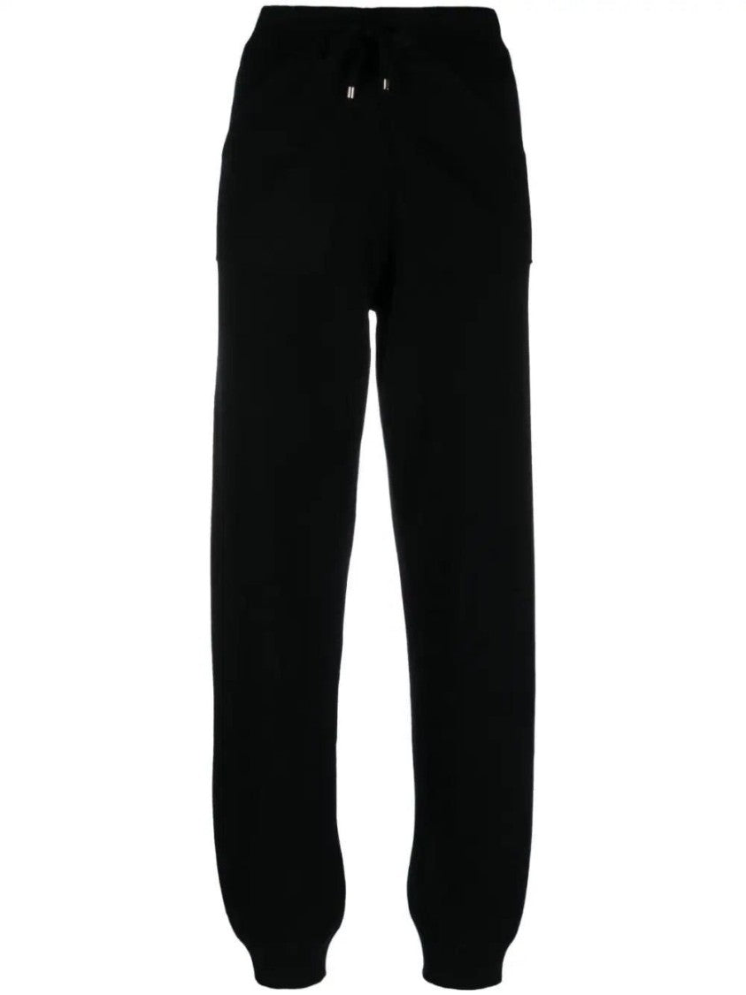 Lorena Antoniazzi Relaxed Fit Knit Trousers With Drawstring Waist