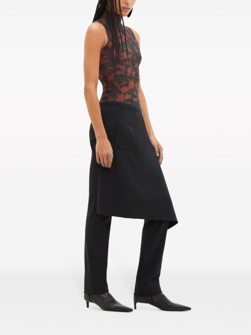 Courrèges Tortoiseshell High Neck Bodysuit