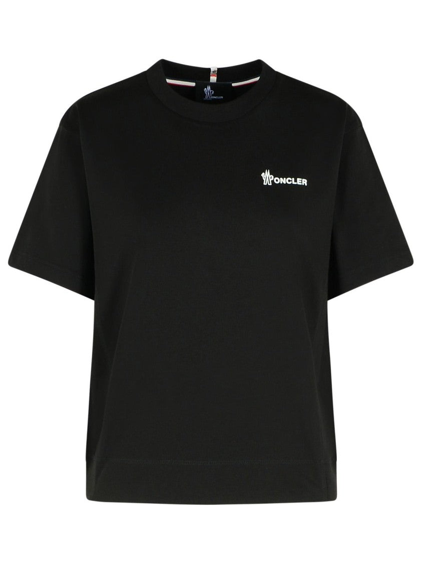 Moncler Grenoble Black Cotton T-Shirt