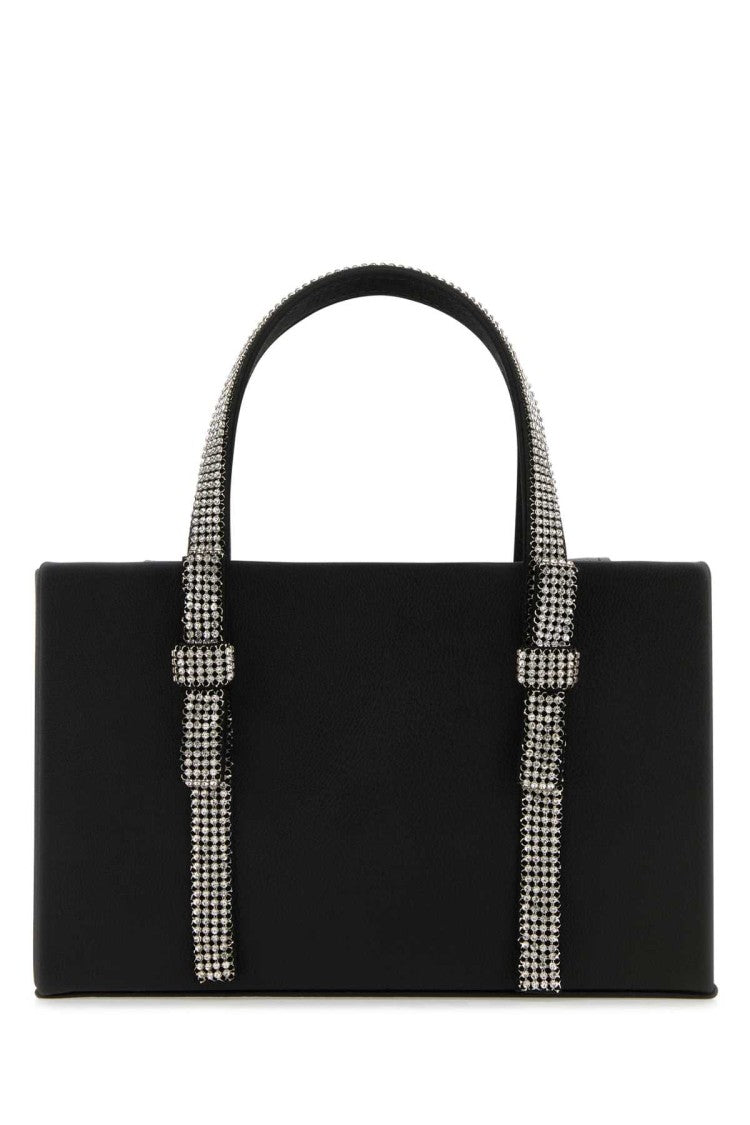 Kara Black Nappa Leather Handbag