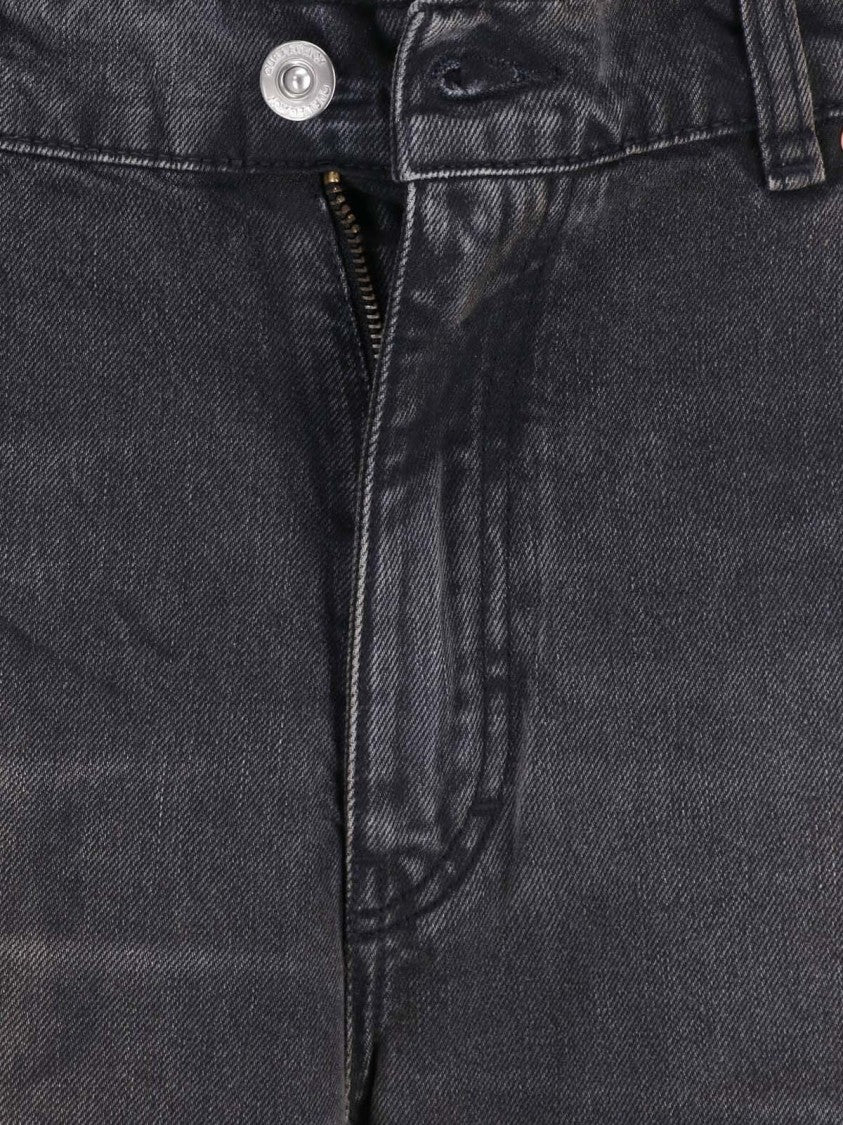 Our Legacy Straight-Leg Jeans With Modern Cut And Rubber Patch