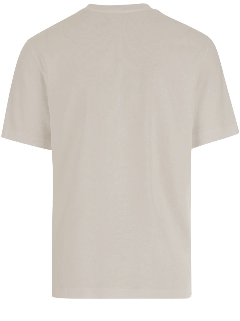 Jacquemus Cotton T-Shirt With Embroidered Grosgrain Logo