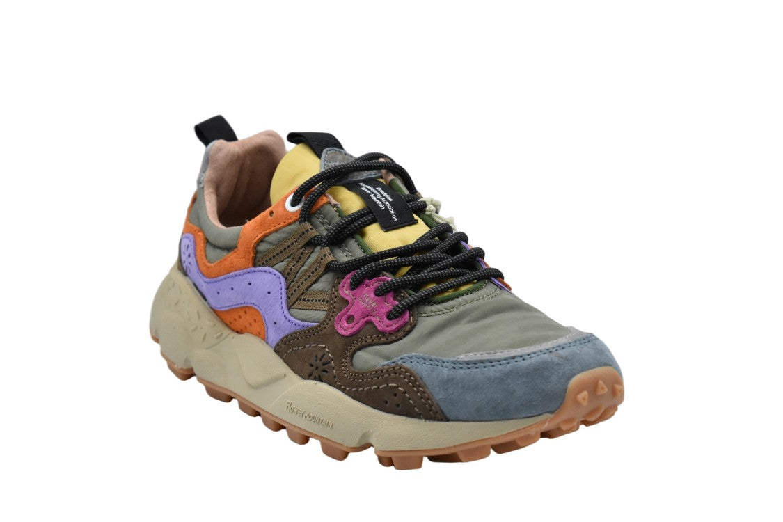 Flower Mountain Khaki-Multi Low Shoes