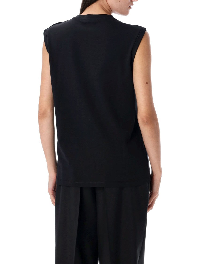 Balmain 3 Btn Logo Tank Top