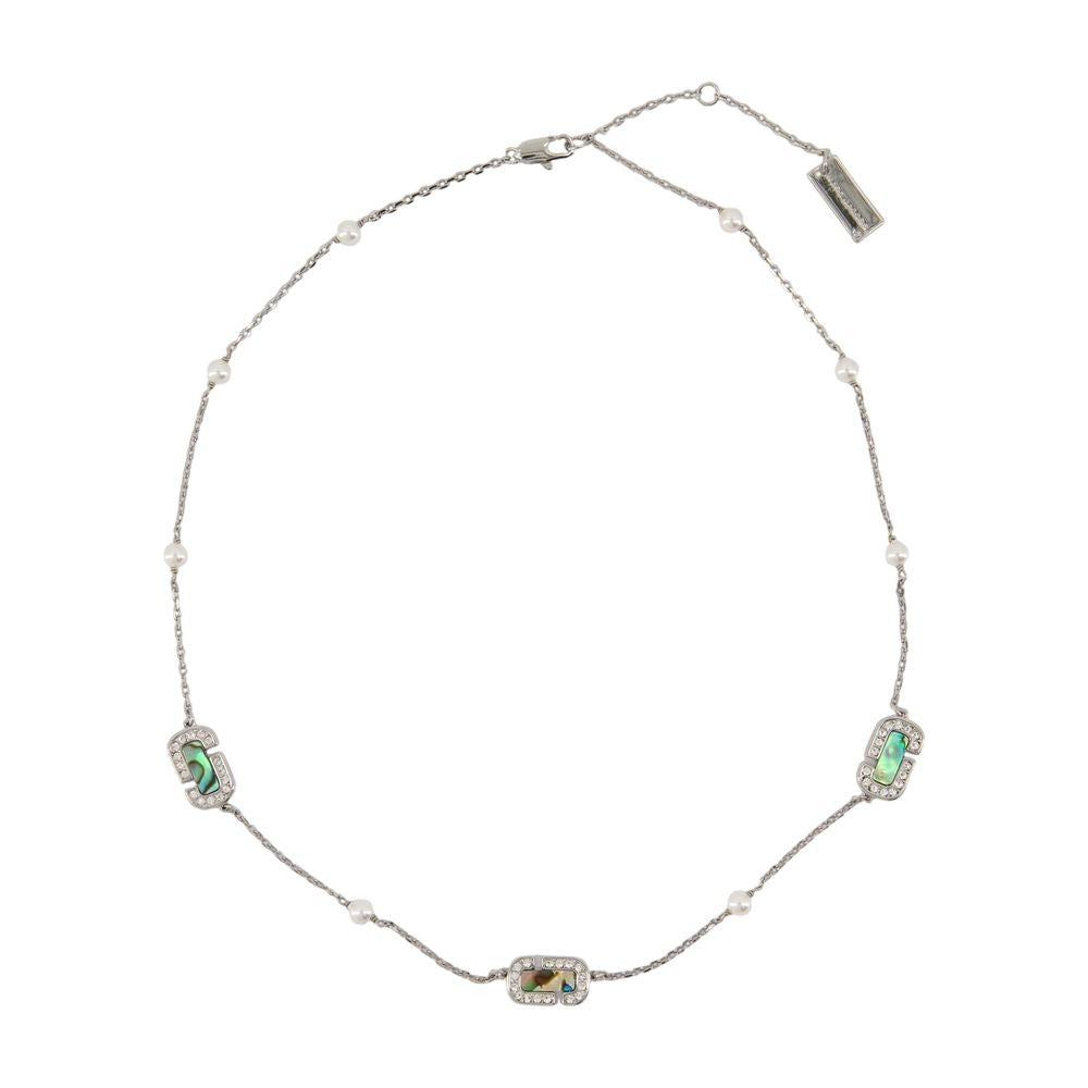Marc Jacobs Abalone Necklace - Metal - Silver