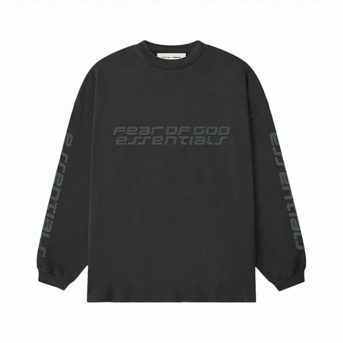 Fear Of God Relaxed Fit Long-Sleeve Tee With Tonal Graphics