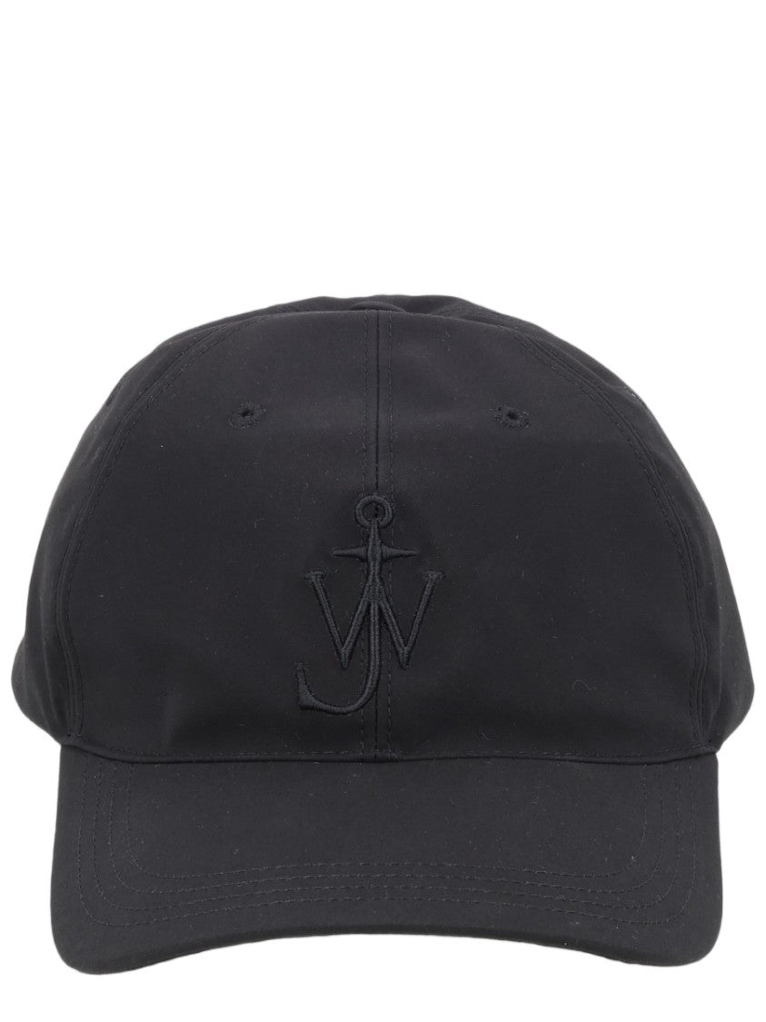 J. W. Anderson Structured Embossed Leather Cotton Baseball Cap