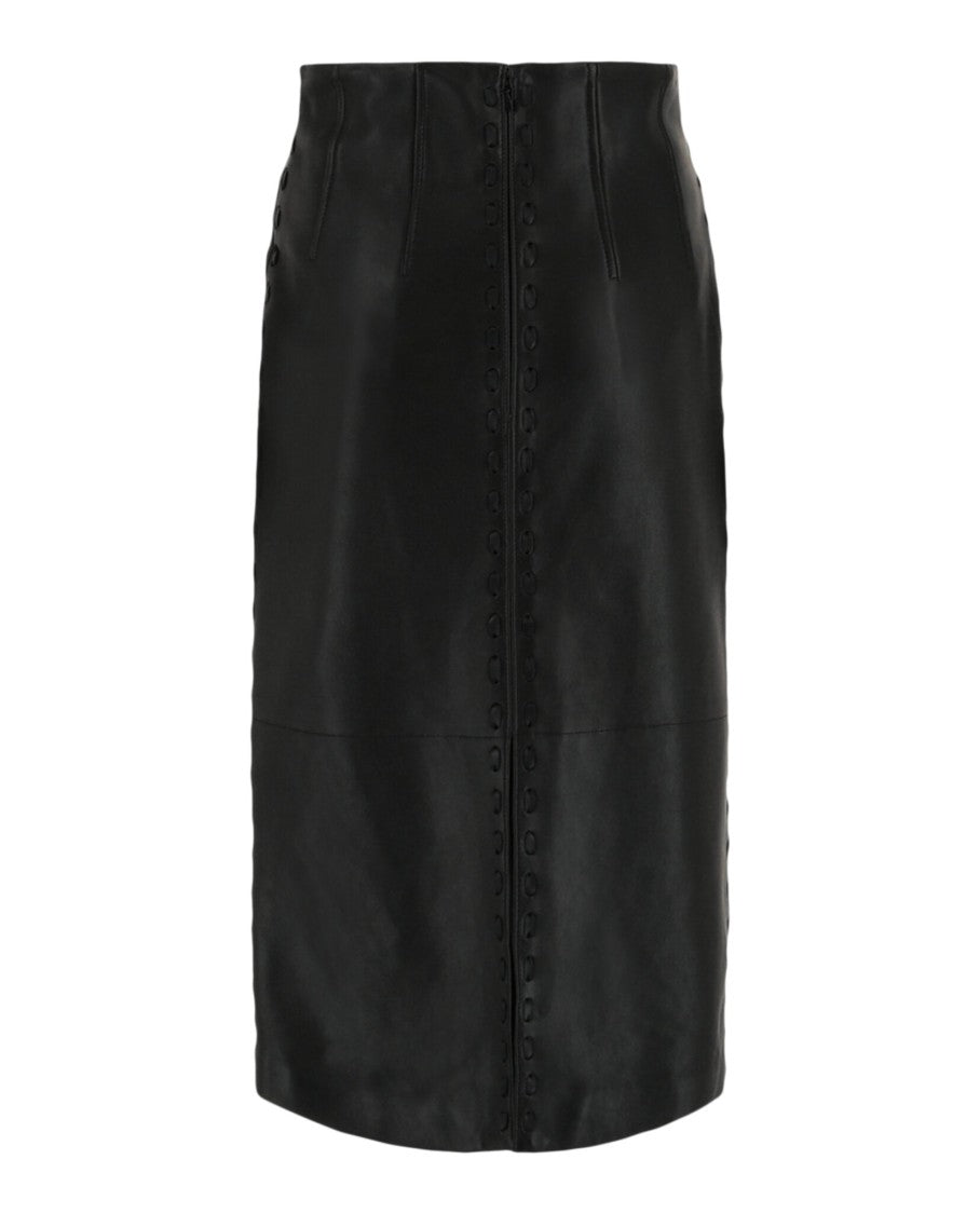 Alexander Mcqueen Leather Pencil Skirt