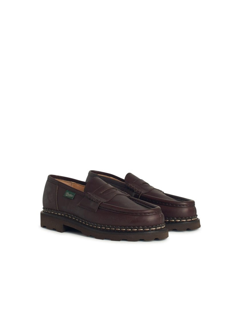 Paraboot 'Remis' Brown Leather Loafers