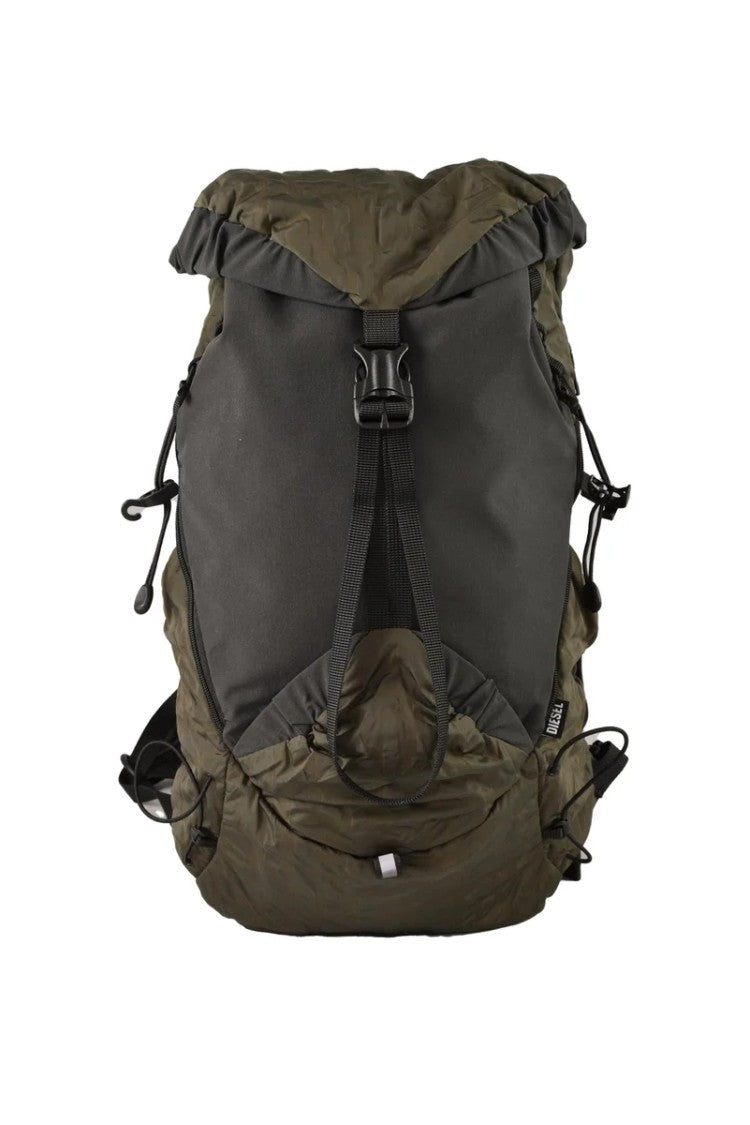 Diesel Green/Grey Polyamide Polyester Backpack