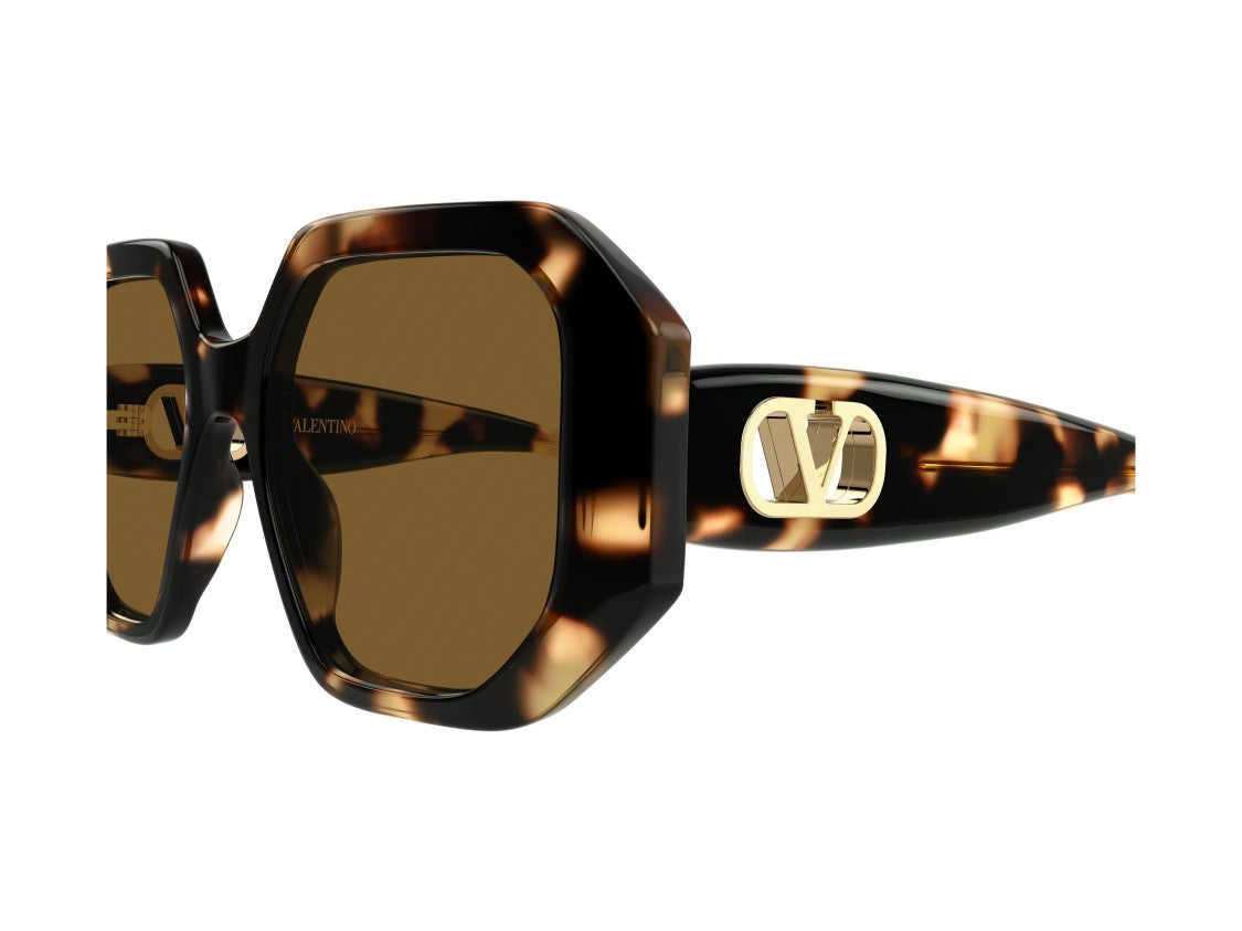 Valentino Vg0003sa Tortoiseshell Oversized Geometric Square Sunglasses