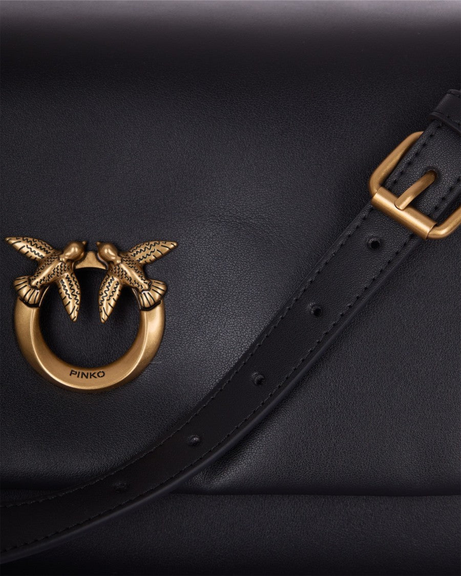 Pinko Rectangular Soft Baguette With Bird Emblem Buckle