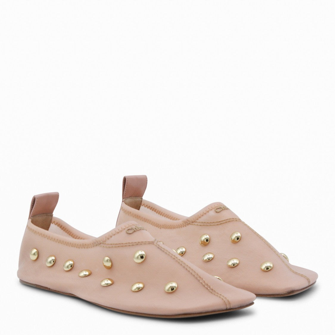 Chloé Pointed Toe Black Flats