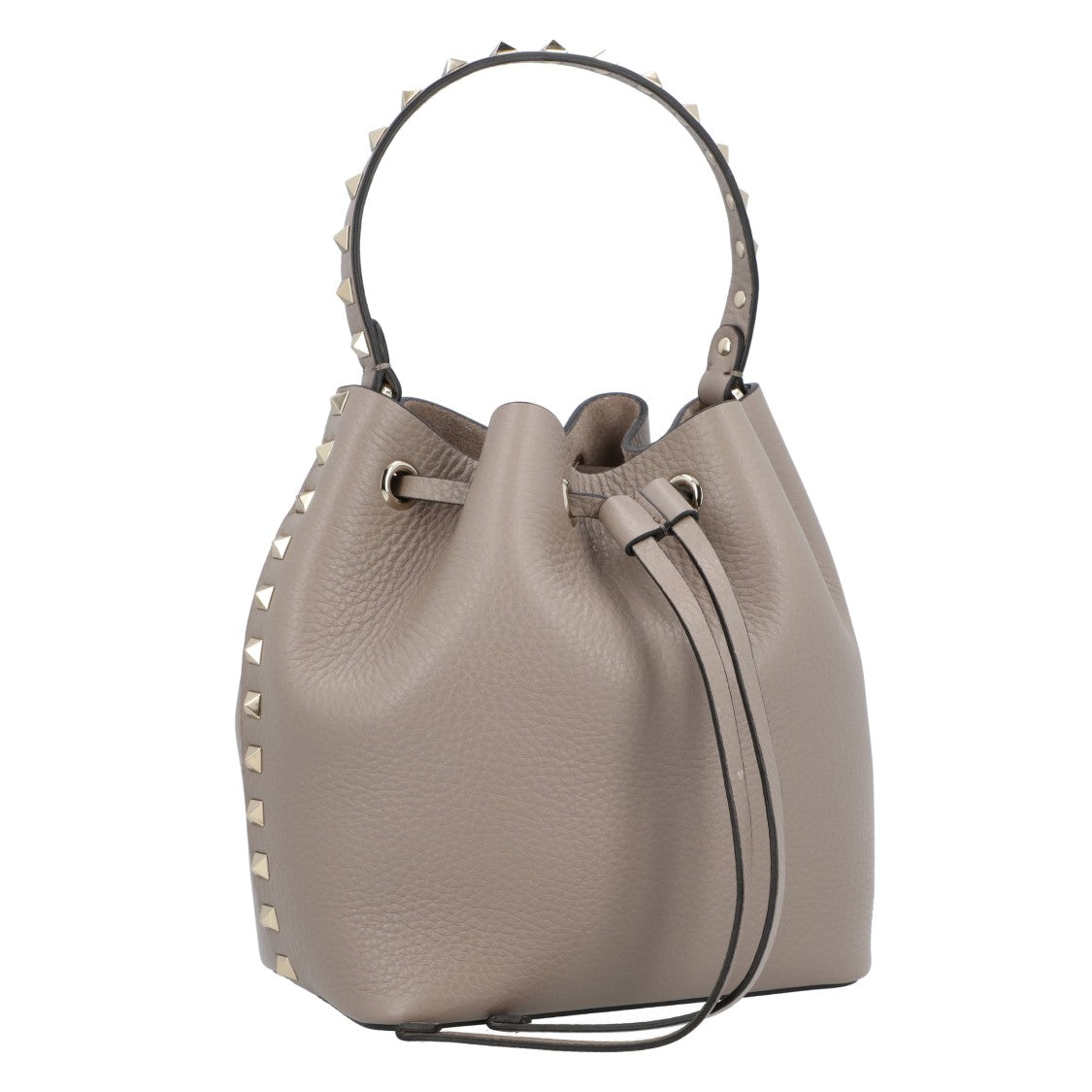 Valentino Rockstud Drawstring Bucket Bag