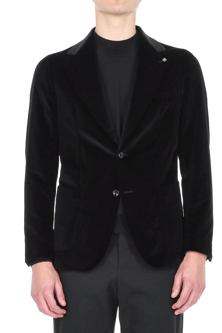 Tagliatore Pino Lerario Line Smooth Velvet Jacket