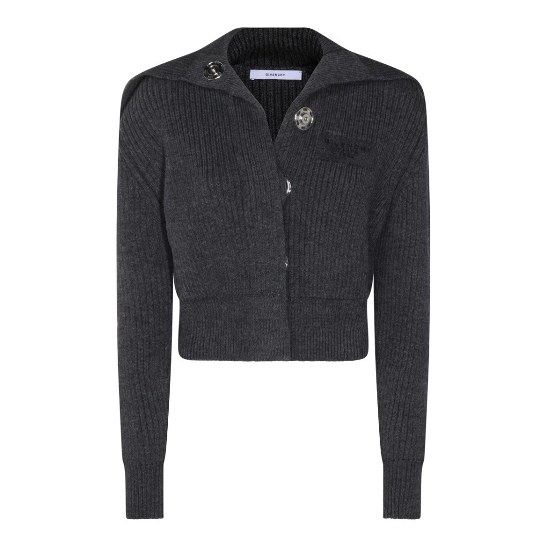 Givenchy Dark Grey Wool Knitwear