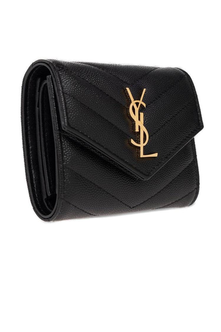 Saint Laurent Textured Lambskin Card Wallet