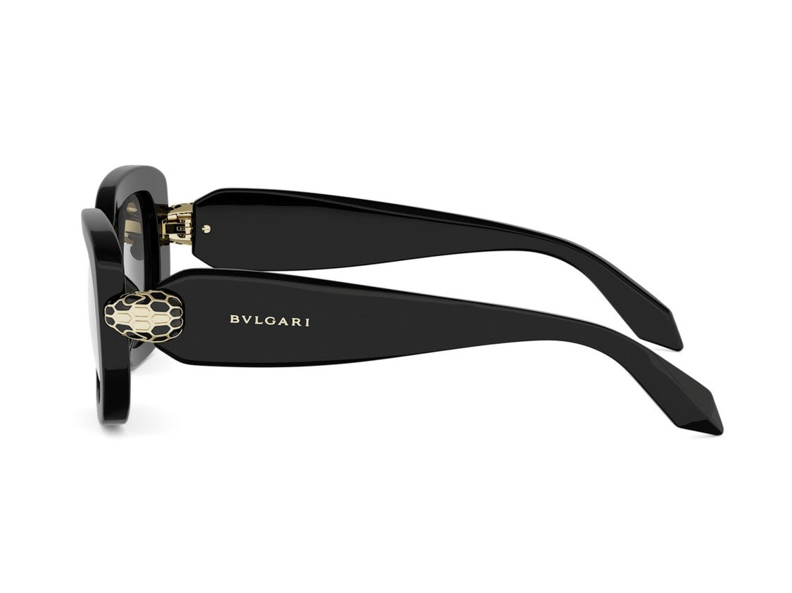 Bulgari Bv40087i Oversized Gold Snakehead Square Sunglasses