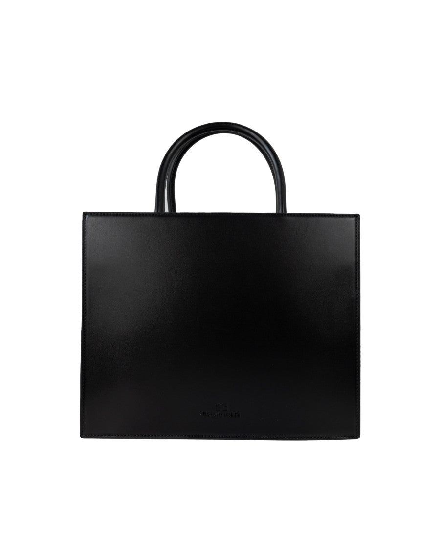 Elisabetta Franchi Large Black Tote Bag
