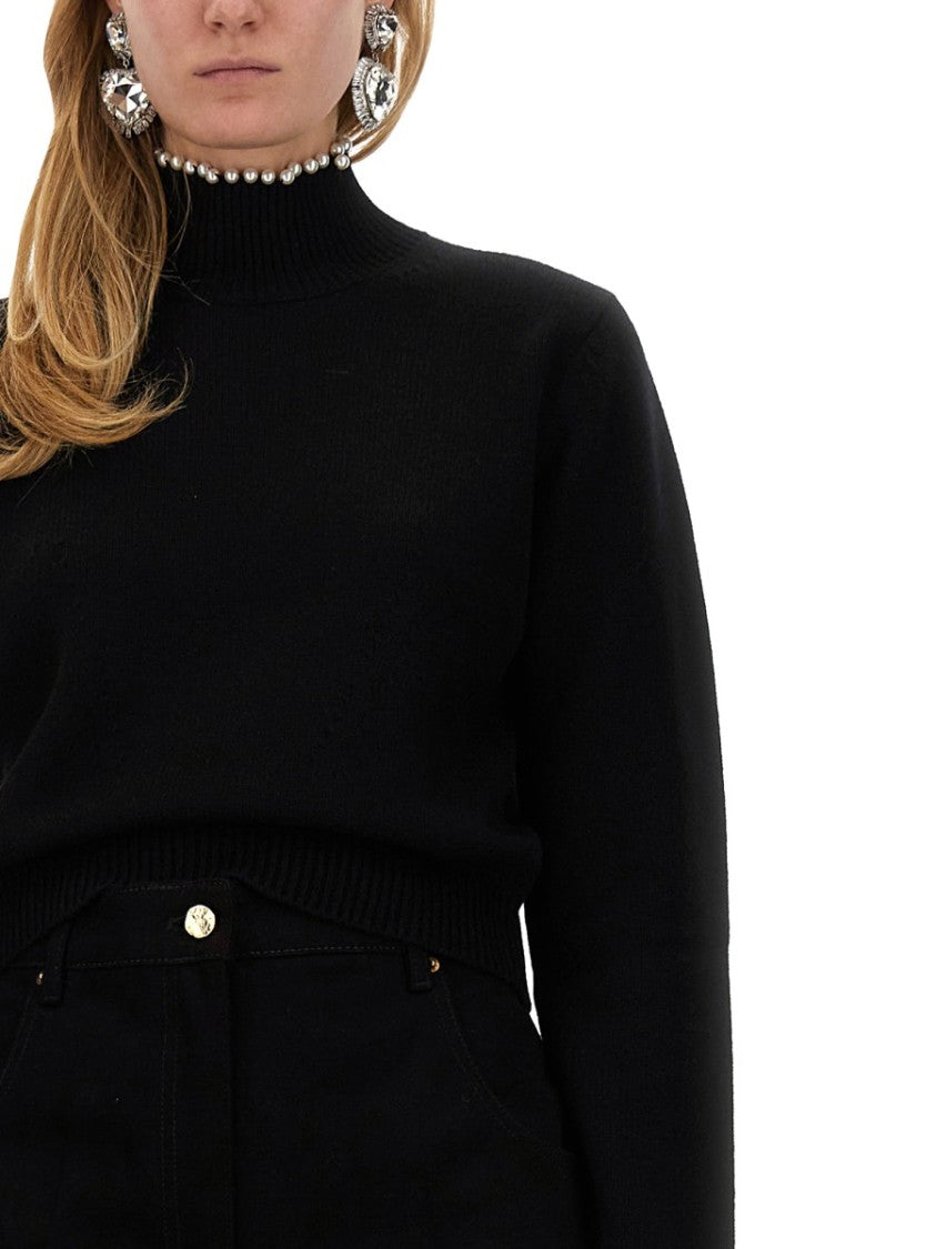 Nina Ricci Cropped Turtleneck Shirt