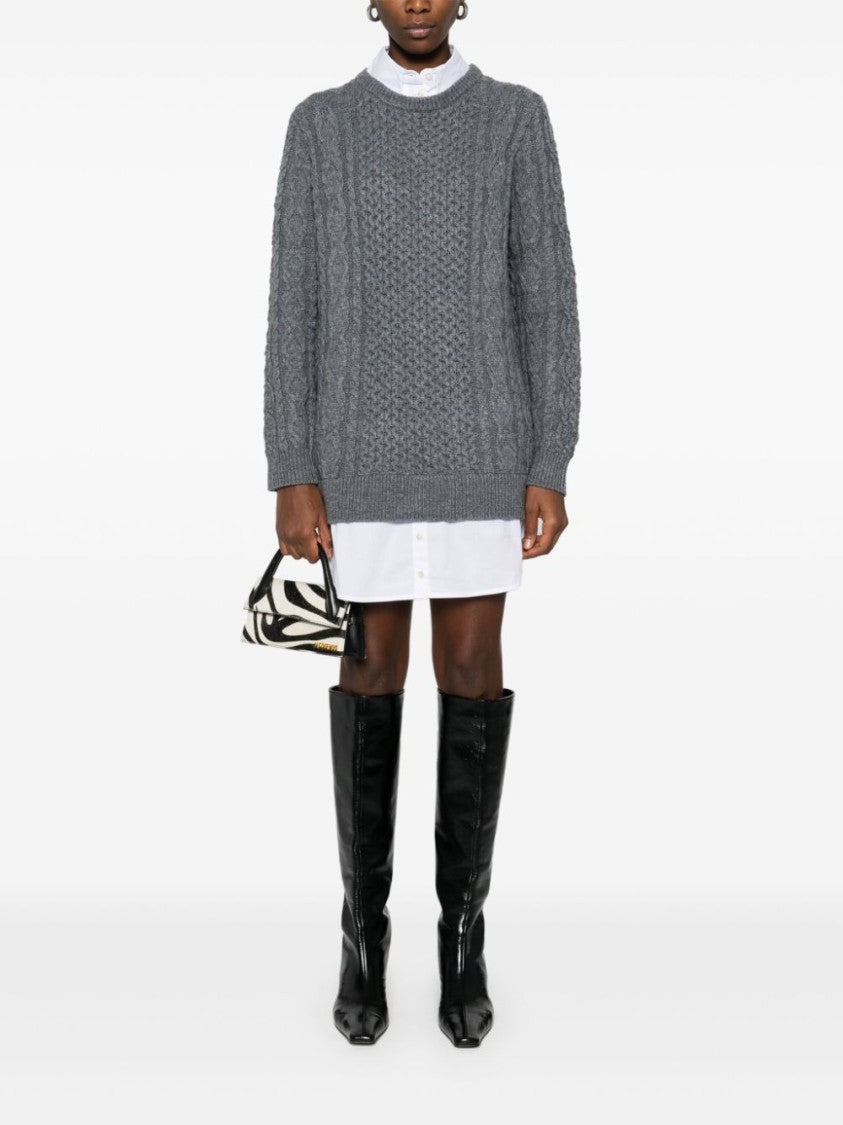 Staud Grey Aldrin Dress