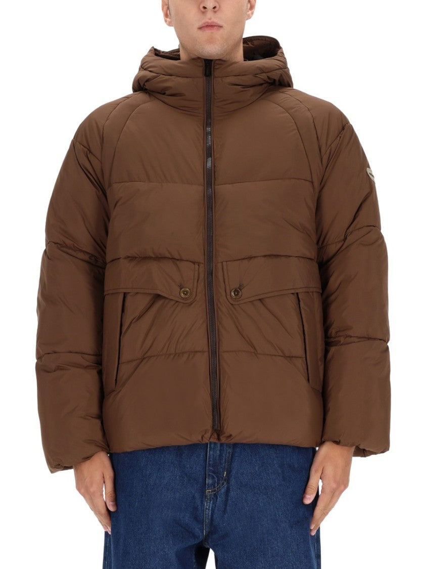 Ps Paul Smith Boxy Brown Padded Jacket