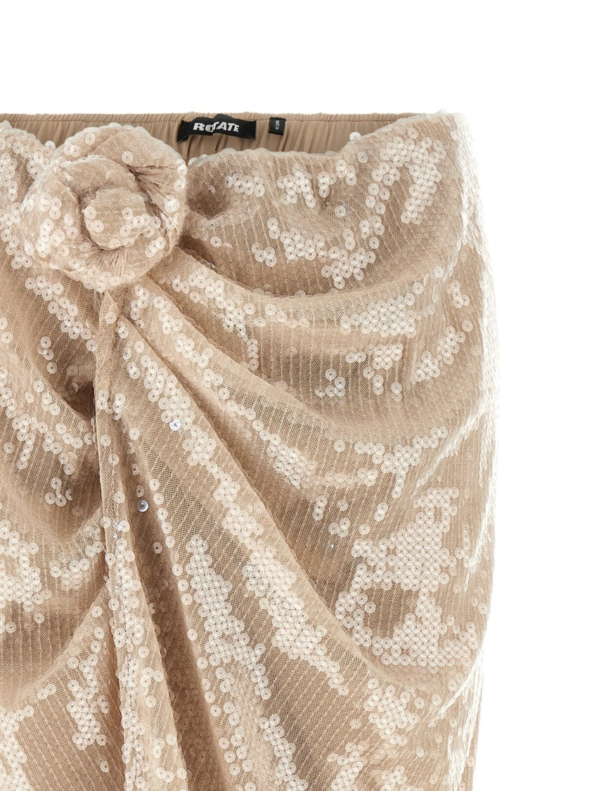 Rotate Birger Christensen 'Sequins Knot' Skirt