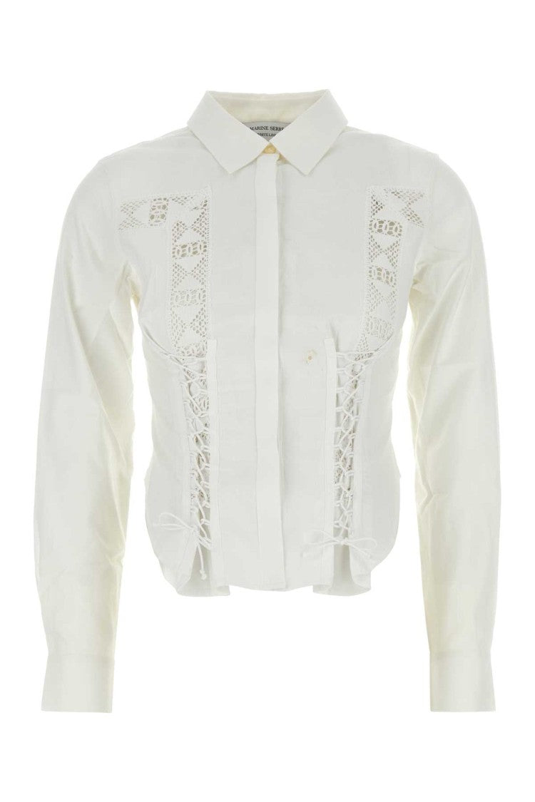 Marine Serre White Cotton Shirt