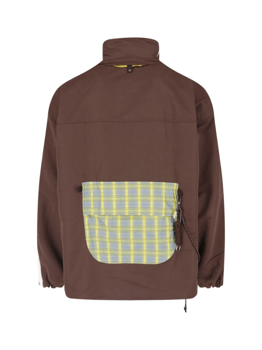 Adidas Zip-Up Jacket With High Collar And Signature Stripes
