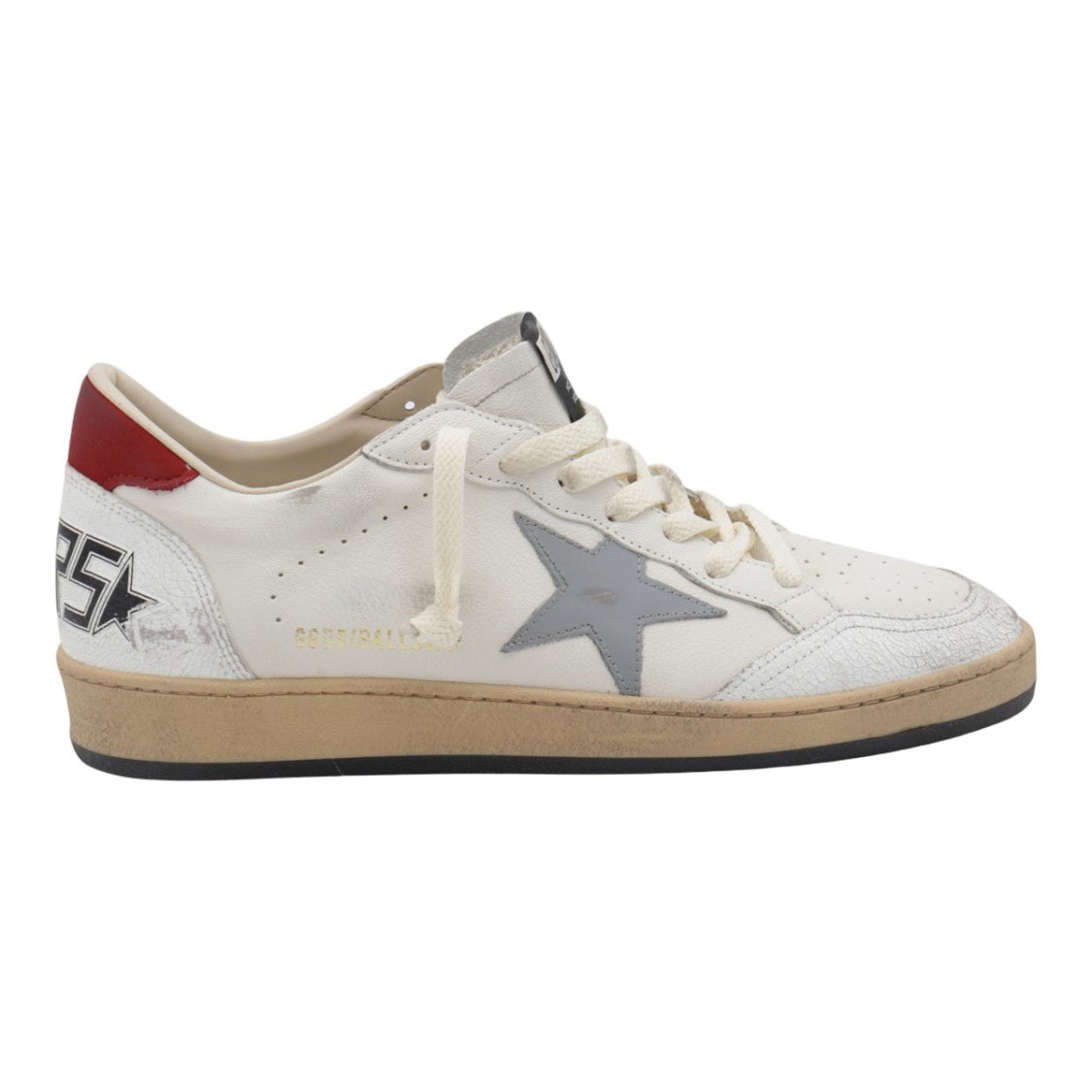 Golden Goose Low-Top Sneakers With Distressed White Leather